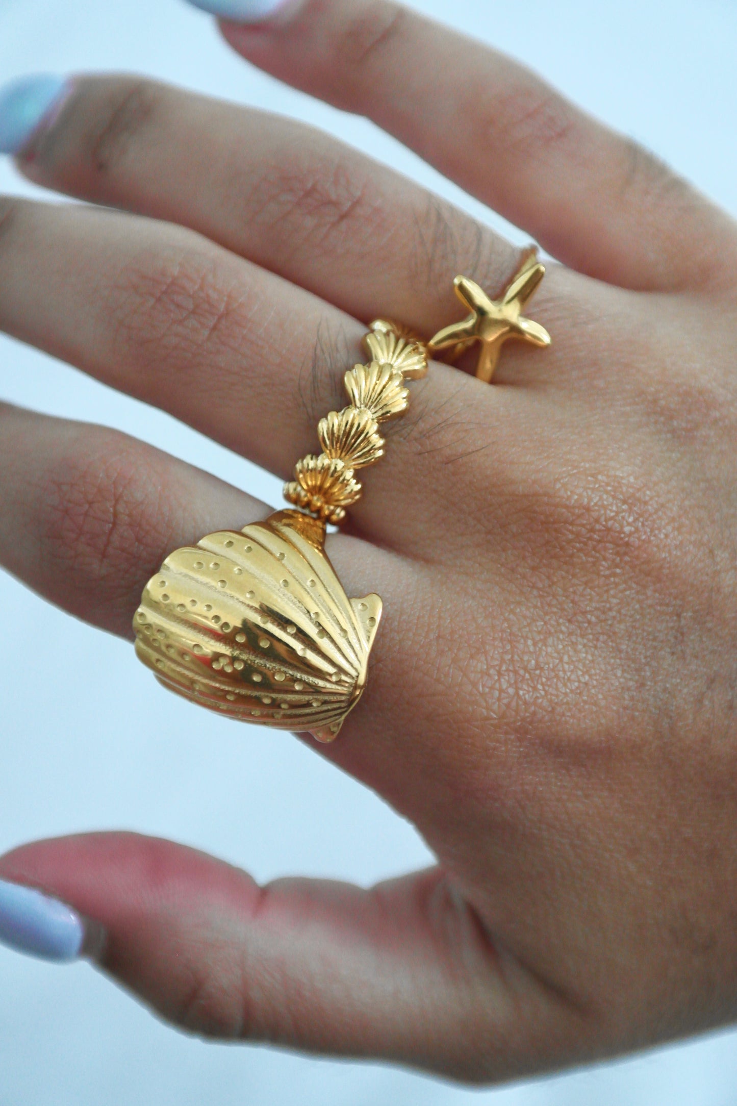 SCALLOP SHELL RING