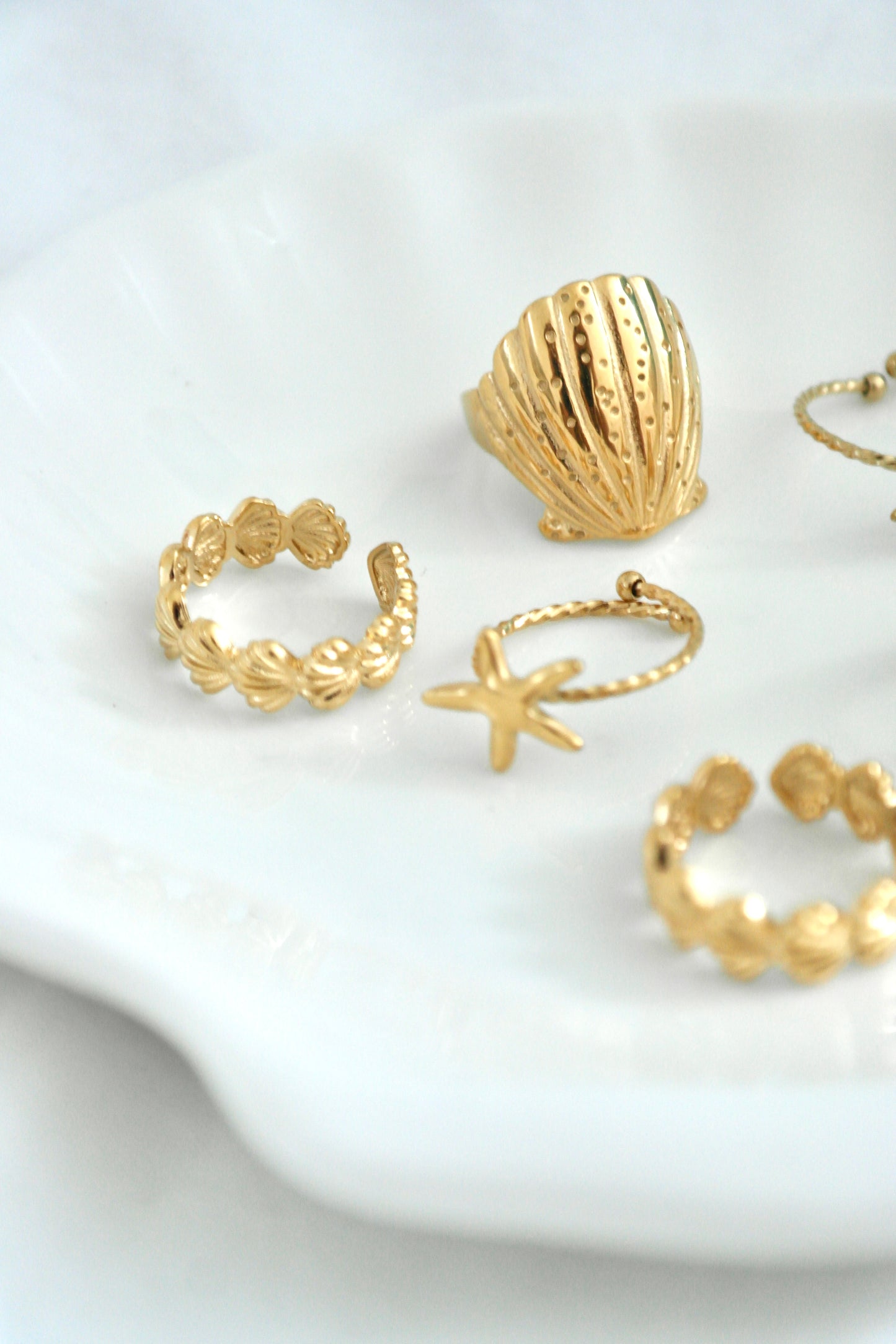 SCALLOP SHELL RING