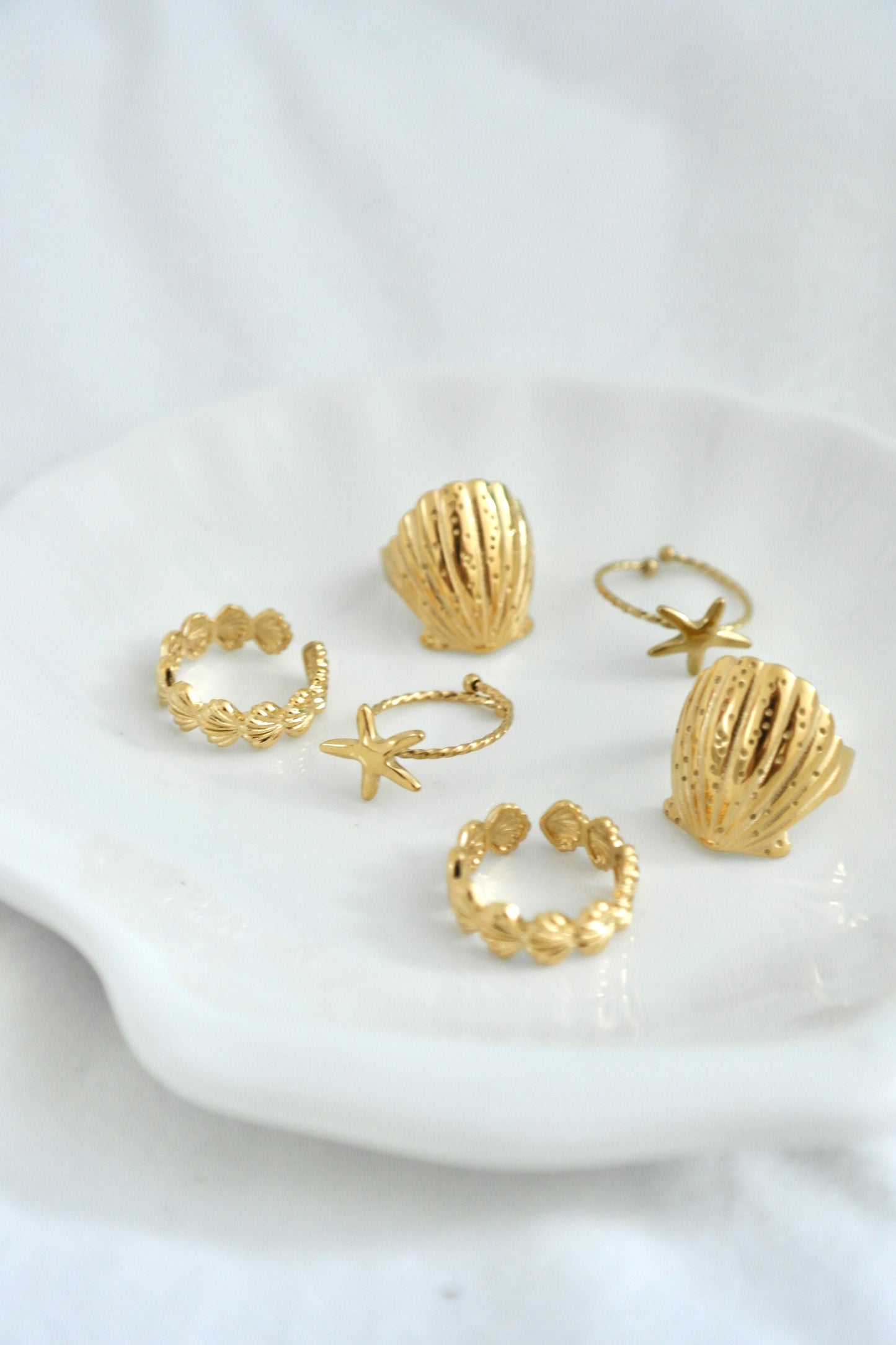 SCALLOP SHELL RING