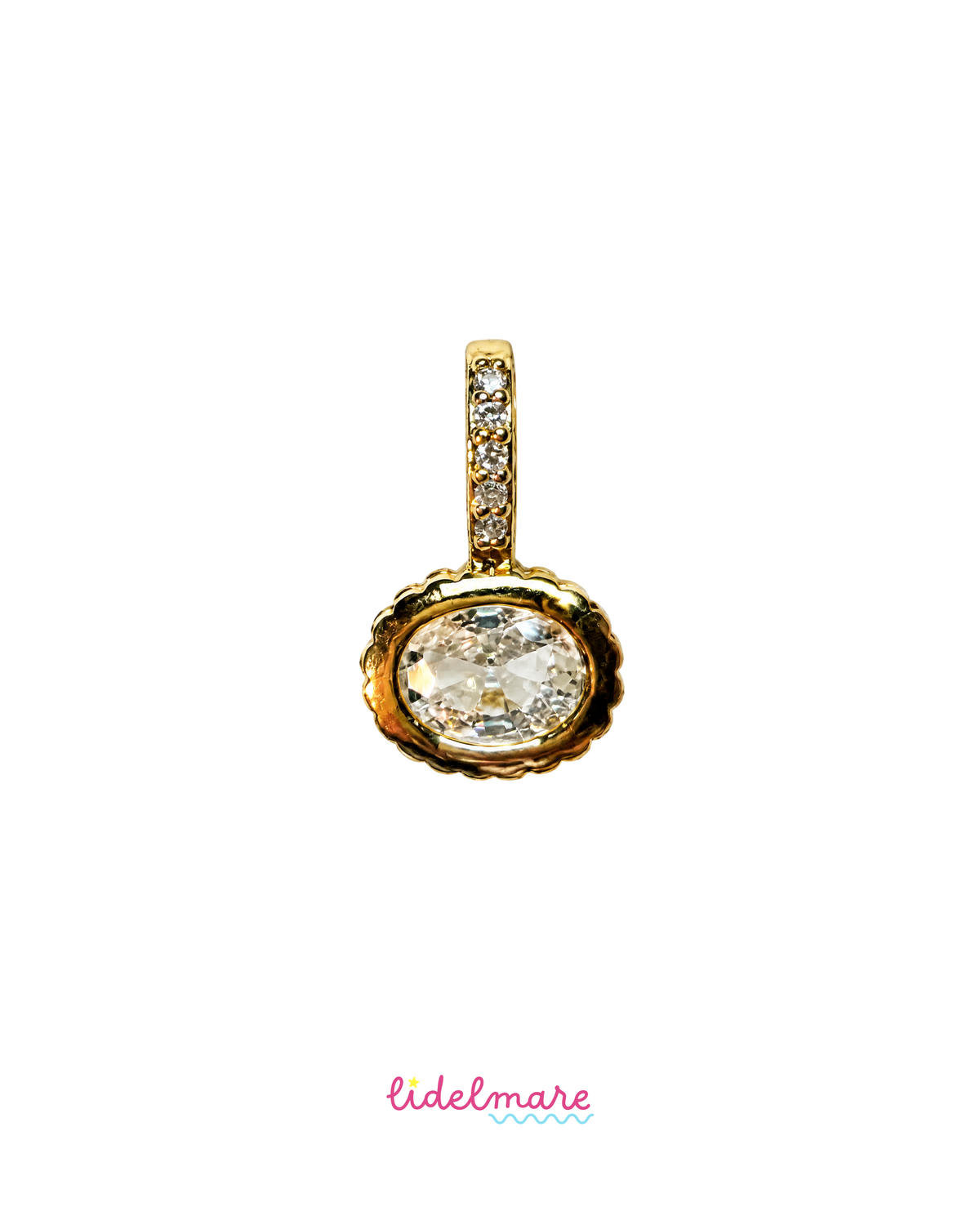 OVAL CZ PENDANT