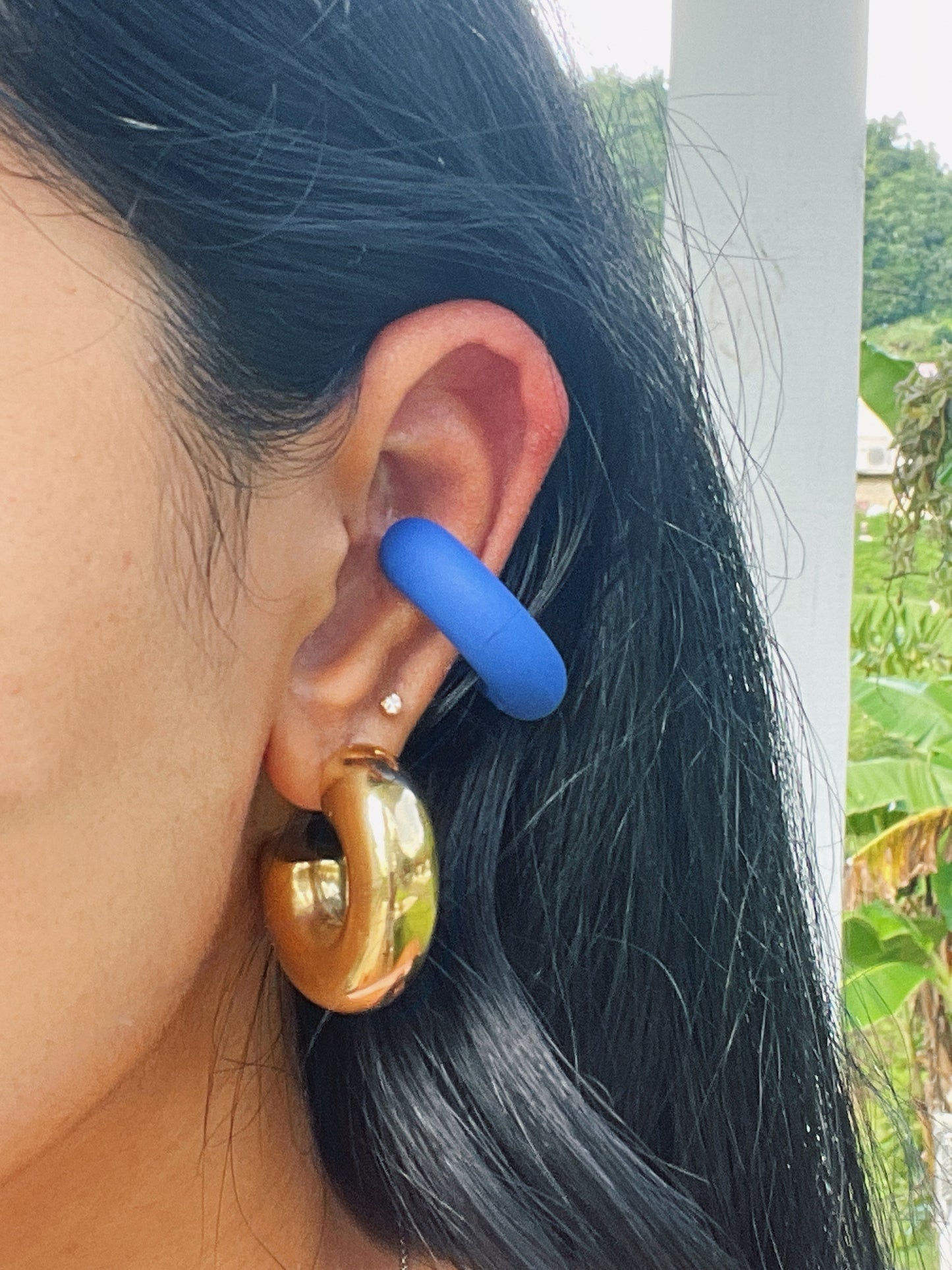 COLORFUL CHUNKY EAR CUFFS