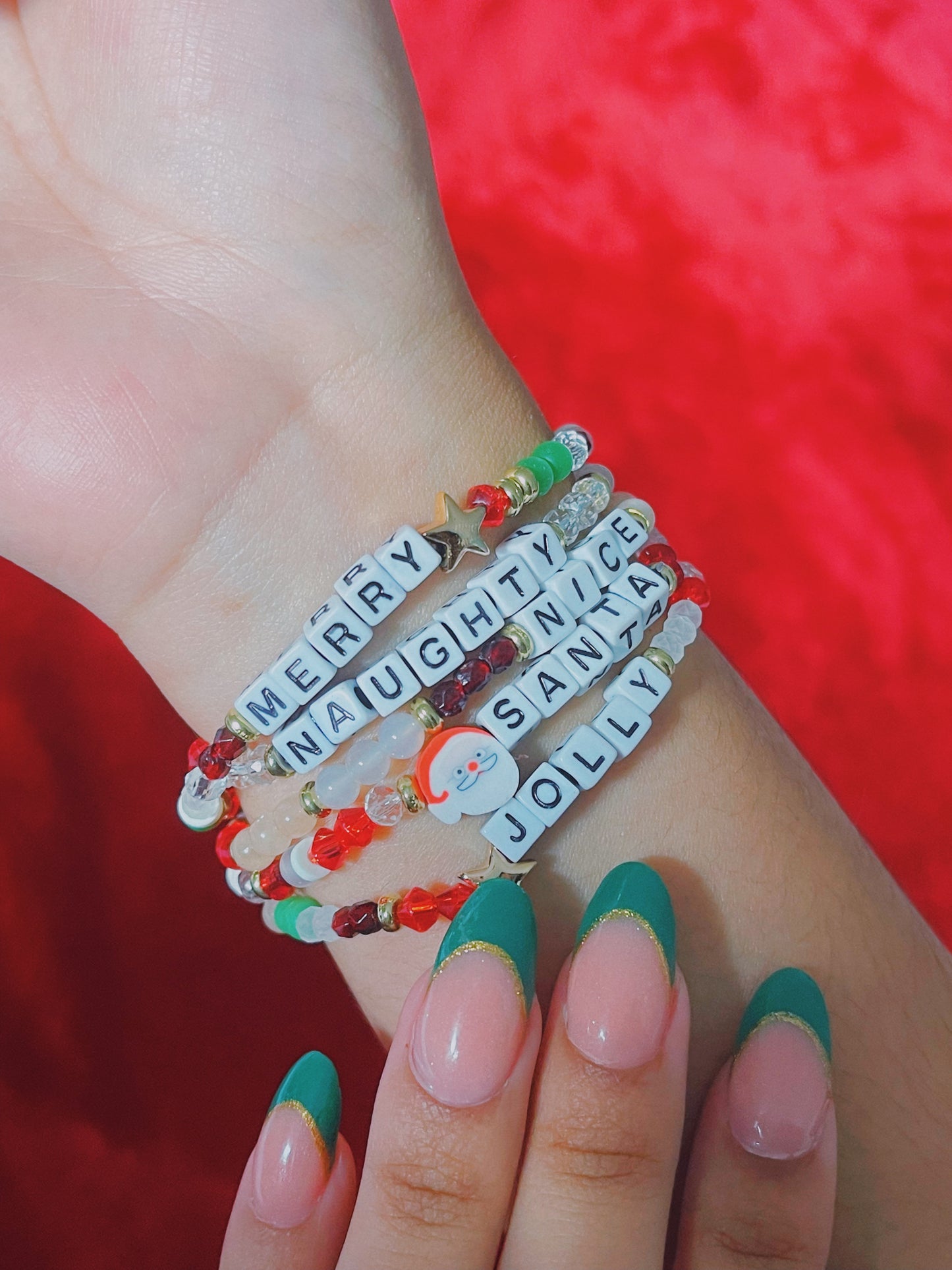 CHRISTMAS BRACELETS