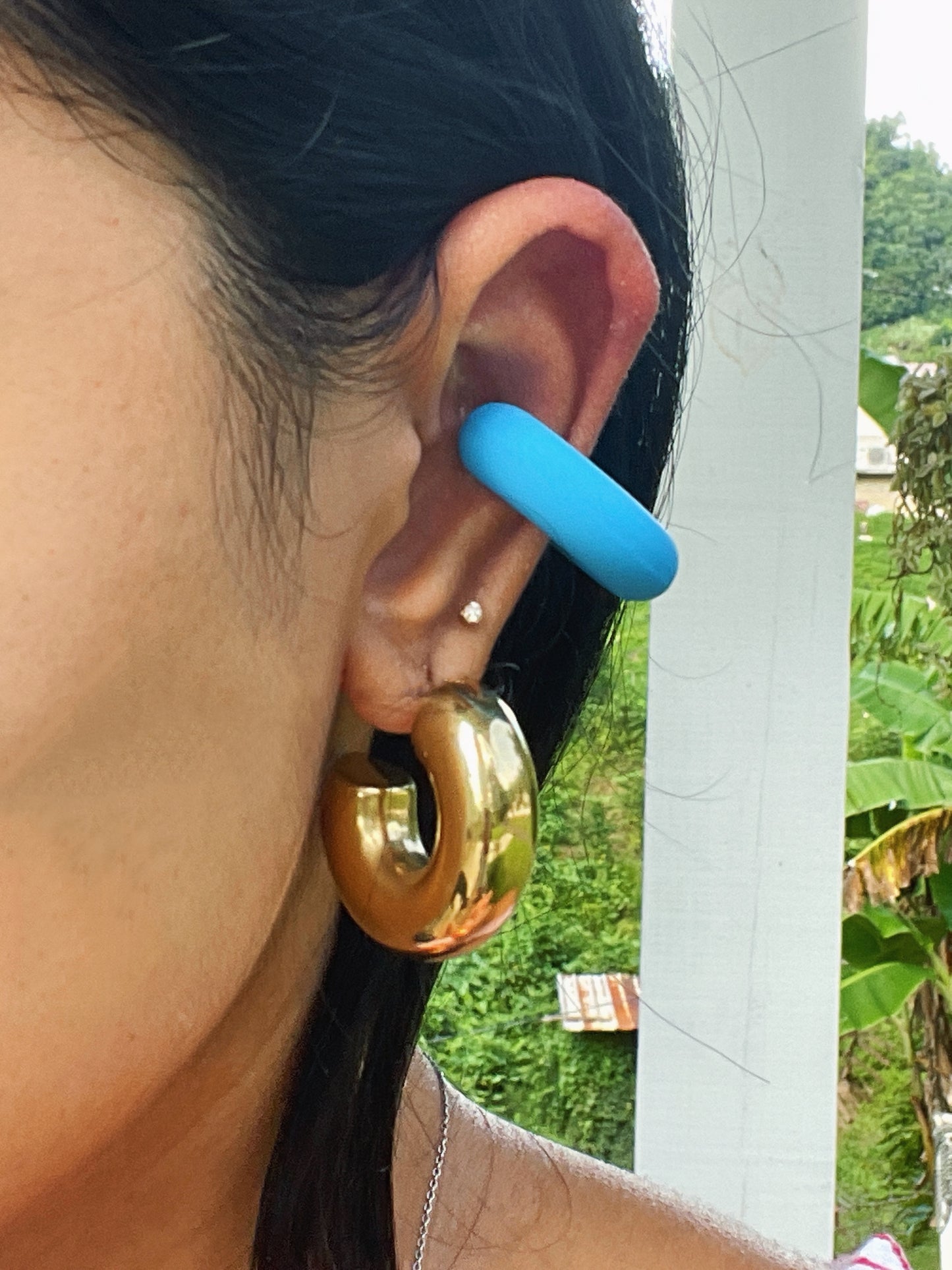COLORFUL CHUNKY EAR CUFFS