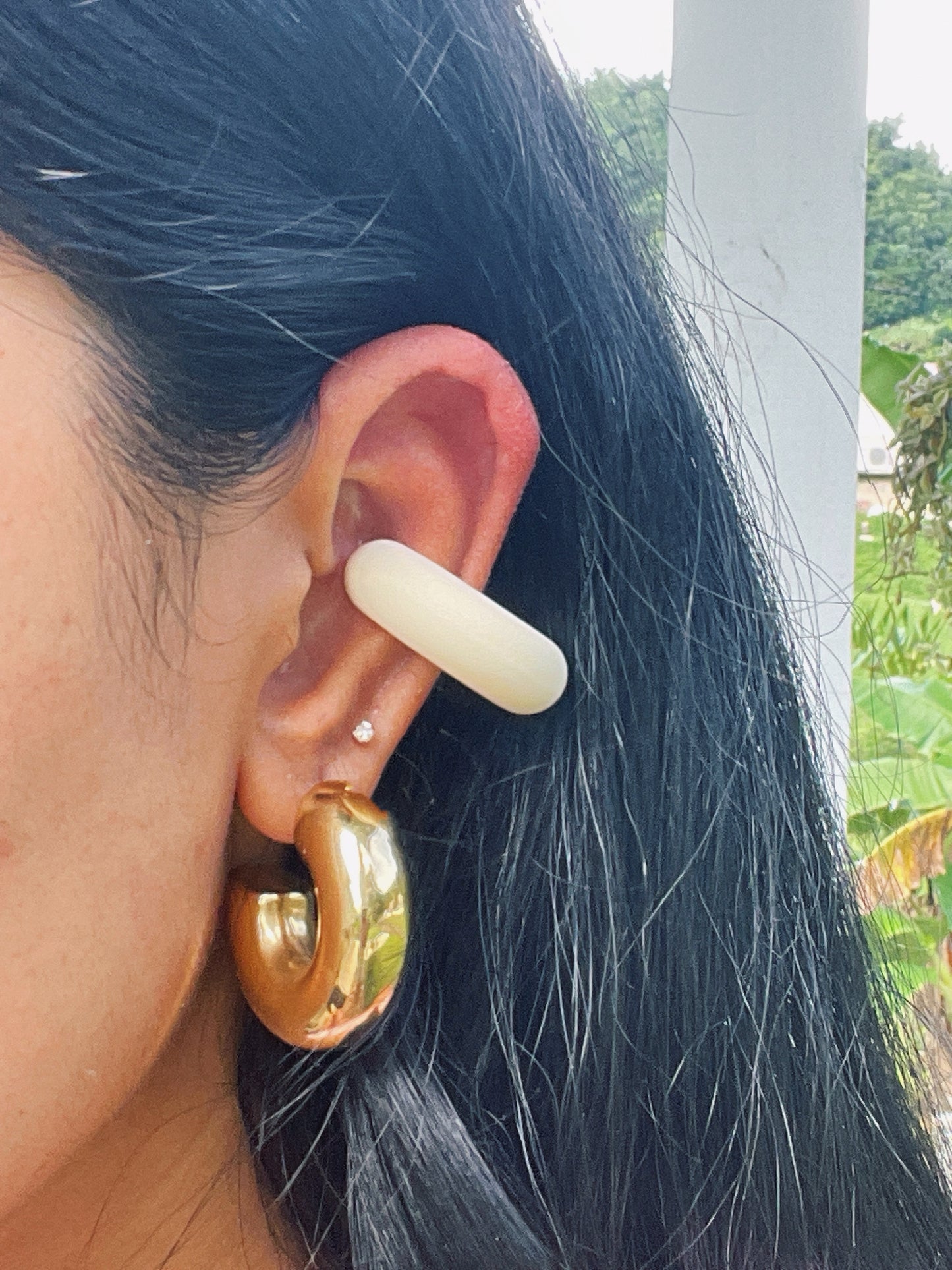 COLORFUL CHUNKY EAR CUFFS