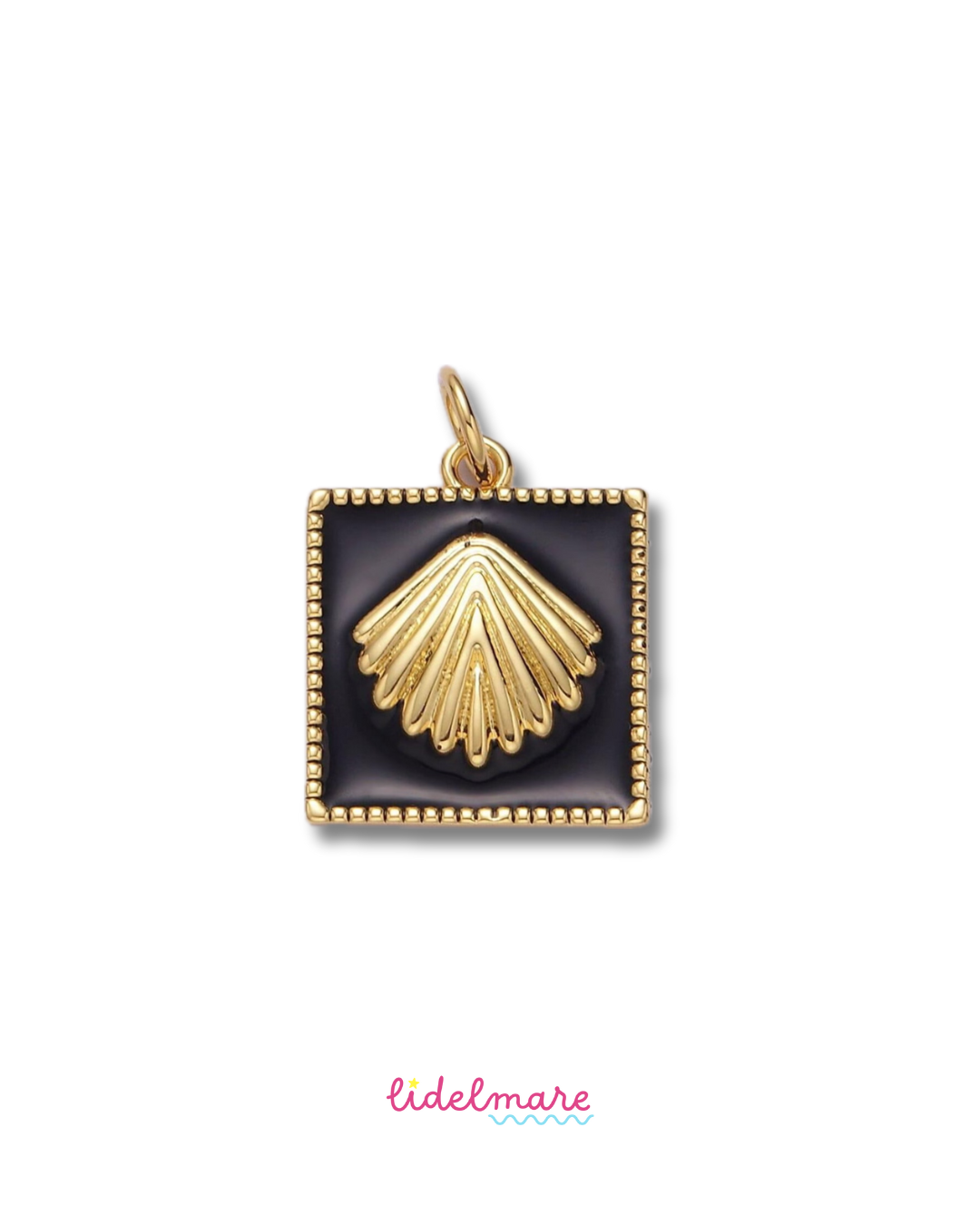 BLACK SHELL CHARM