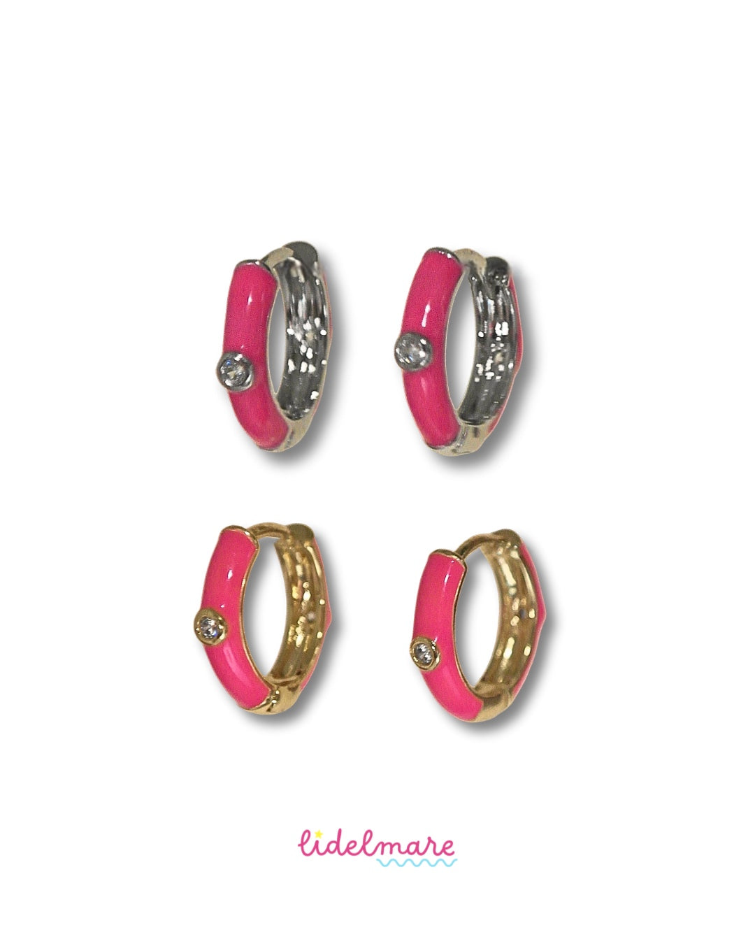 SPARKLE HOOP EARRINGS