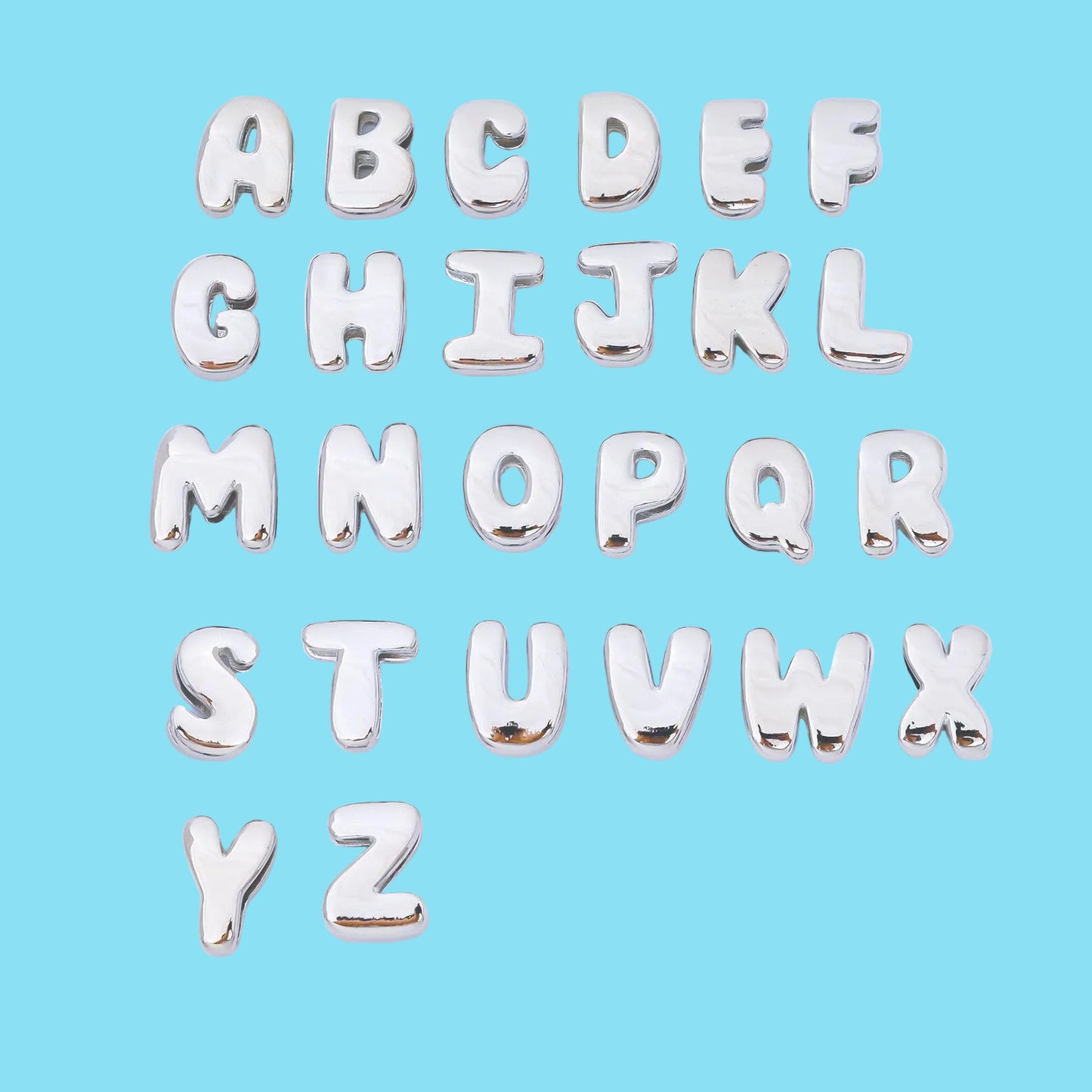 *PLATA* XL LETRA BRACELET (PRE-ORDER)