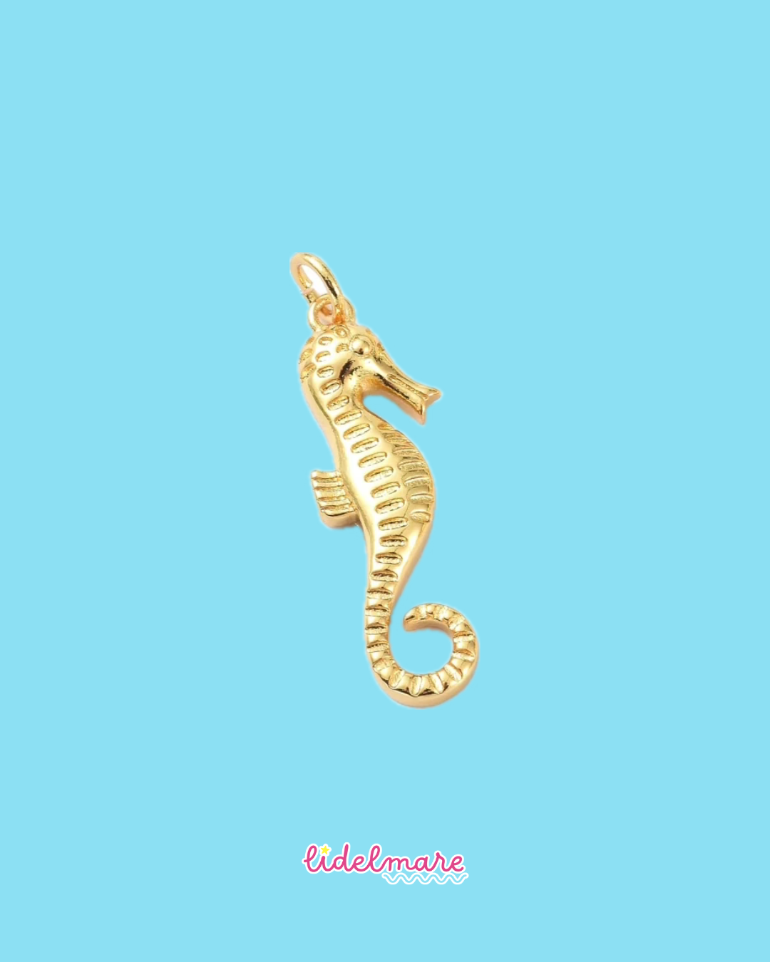 GOLD SEAHORSE CHARM