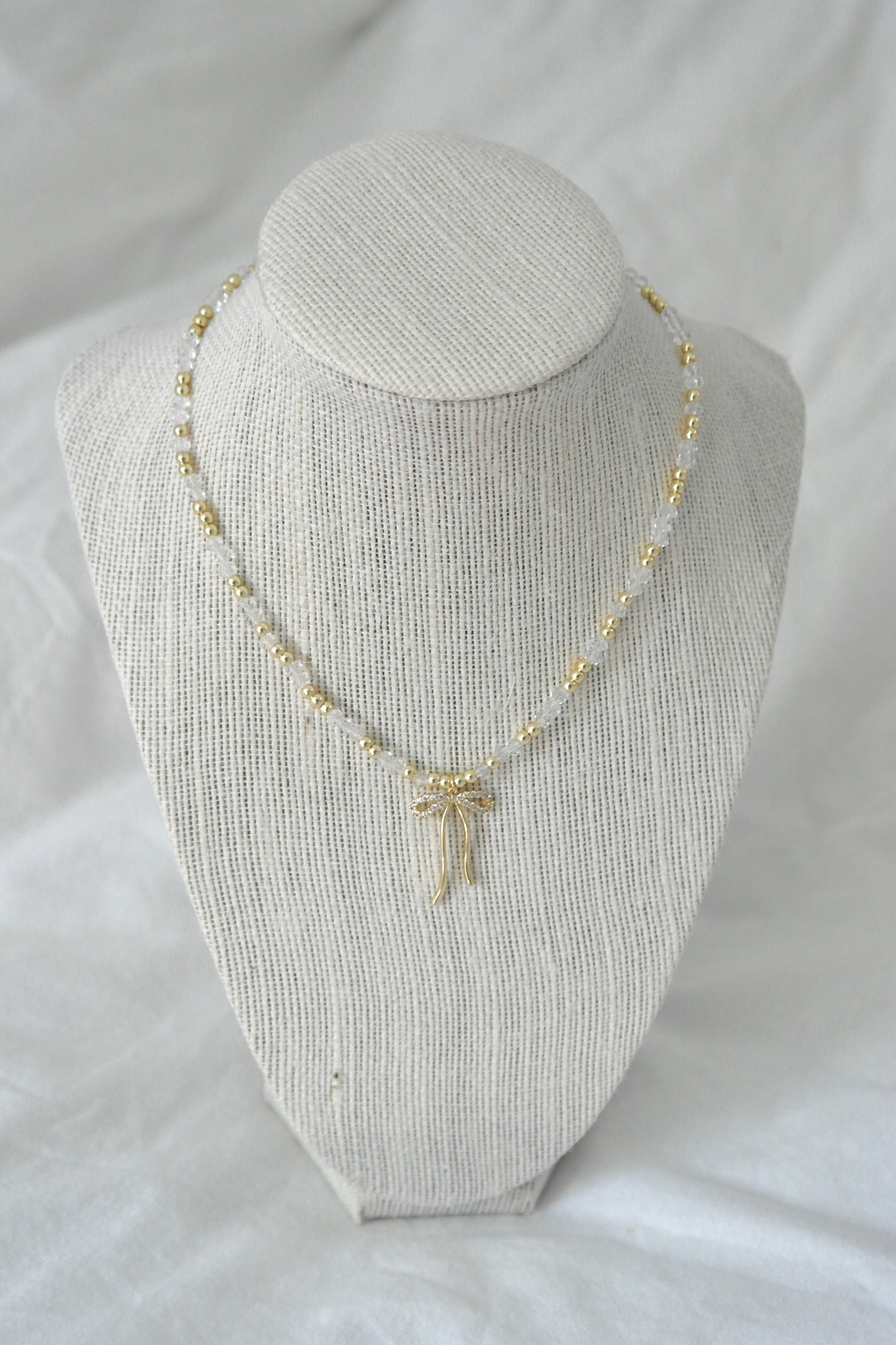 GLAM BOW NECKLACE