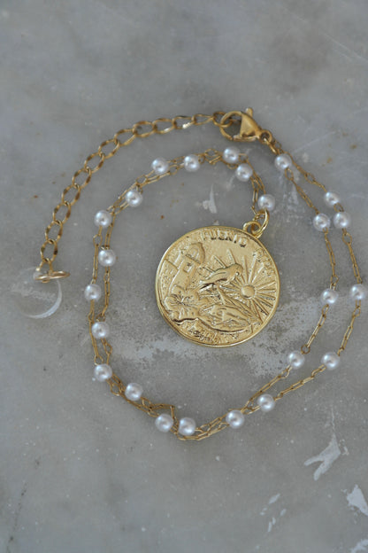 PR COIN NECKLACE