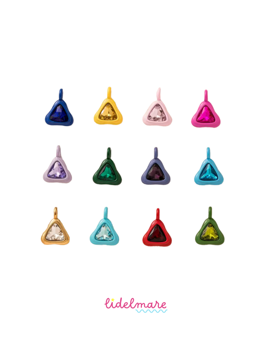 TRIANGLE BIRTHSTONE PENDANT
