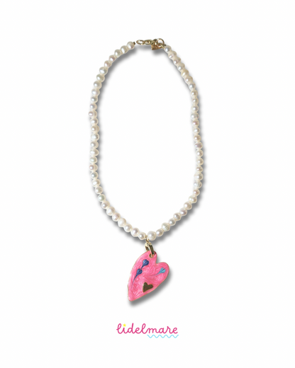 CORAZÓN DE PERLA NECKLACE