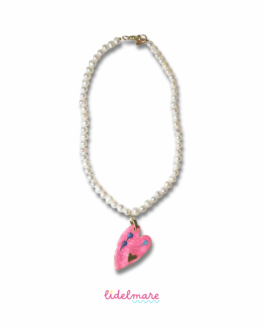 CORAZÓN DE PERLA NECKLACE