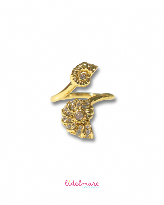 GOLDEN CARACOL RING
