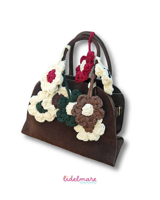 FLOR CROCHET BAG CHARMS