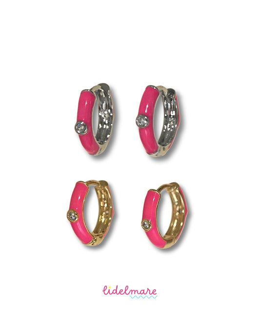 SPARKLE HOOP EARRINGS